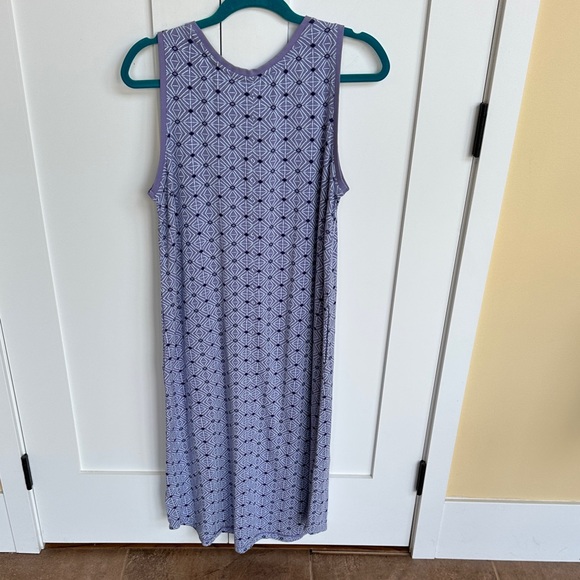 Aventura Lavender Geometric Midi Dress Size S - Picture 3 of 8